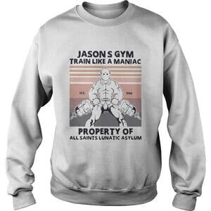 Gym Train Like A Maniac Property Of All Saints Lunatic Sweatshirt